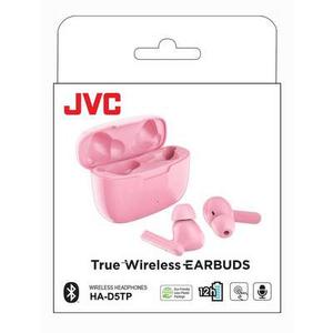 JVC Gumy Mini HA-D5TP Earset - Stereo - True Wireless - Bluetooth - 20 Hz - 20 kHz - Earbud - Binaural - in-Ear - Pink