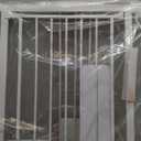 Baby Gate No Drilling, 29"-40" Auto Close Dog Gate Indoor for Doorways & Stairs, Pressure Mounted Adjustable Pet Gate, Easy Walk Through Child Gate for Children & Pets Stroller Friendly, White (29-40"Wide, 28"Tall)