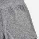 WDIRARA Women's 2 Pack High Waist Yoga Shorts Tummy Control Fitness Workout Running Biker Shorts (Gray, L)