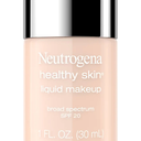 Neutrogena Healthy Skin Liquid Foundation Makeup with Broad Spectrum SPF 20 Sunscreen, Lightweight, Medium Coverage Makeup with Sunscreen and ProVitamin B5, Natural Ivory 20, 1 fl. oz