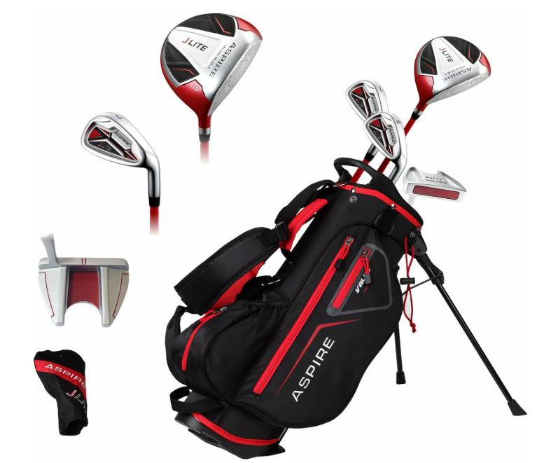 Xlite Super Performance Aspire Junior Golf Club Set, Red, Ages 3 to 5