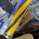 Dyson V12 Detect Slim Cordless Vacuum Stick Cleaner - Yellow/Iron, HEPA Filter, Bagless, Up to 60 Min Runtime, Rotating Brushes, Battery Operated, with 5AVE Microfiber Cloth