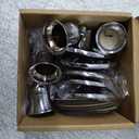 Candlestick Holders Taper Candle Holders, 6PCS Silver Candle Holder Set for Table Centerpiece, Vintage Candle Stand for Table Centerpieces, Home Decor,Weddings,Festival and Parties (6, Silver)