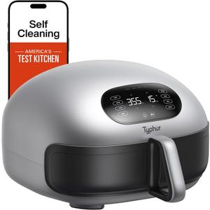 Dome 2 Air Fryer, Extra Large Airfryer with Superior Airflow, Self-cleaning Smart Digital Fryer with PFAS free Basket for Quick Easy Meals, Up to 32 Chicken Wings Capacity 