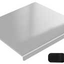 304 Stainless Steel Cutting Board with 2 Pack Non-Slip Mats, Yoposeo Heavy Duty Baking Cutting Chopping Boards for Kitchen, Meat, Fruits, Vegetables, Bread and Baking (23.6" X 15.7"/ 60 X 40cm)