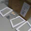 TEAMIX Large Dual Monitor Riser - Wood & Steel Desk Organization - Maple, 42 inch