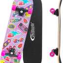 Nattork 31 Inch Complete Skateboard, Standard Skateboards for Beginners, Wood 9 Layer Canadian Maple Trick Skate Boards for Boys Girls Youth Teens Adults