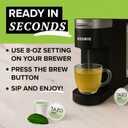 TAZO Organic Zen Green Tea K-Cups, Caffeine Free Tea with Refreshing Lemongrass & Spearmint, 22 Pods