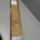 VoTwoofv Glass Railing End Post43.5",304 Stainless Steel Glass Balustrade Post with Spigot Slots for Indoors & Outdoors Railing of Deck,Balcony,Attic,Staircase (End Post,Black)