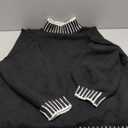 PRETTYGARDEN Women's 2026 Fall Oversized Pullover Sweaters Long Sleeve Mock Neck Chunky Knit Jumper XL