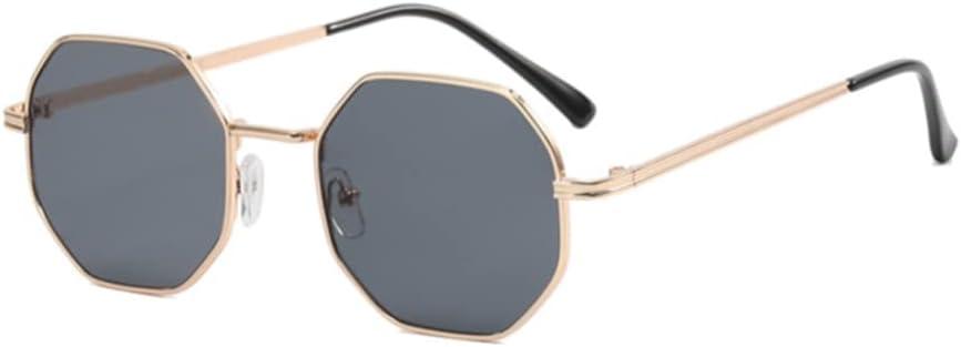 ENTHYI Hexagon Polarized Sunglasses for Women/Men Vintage Octagon Metal Sun Glasses Polygon Glass Square Shades (Gold Black) ENTHYI Hexagon Polarized Sunglasses for Women/Men Vintage Octagon Metal Sun Glasses Polygon Glass Square Shades (Gold Black)