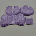 Ostomy Seat Belt Pillow Stoma Seatbelt Protector Ostomy Bag Cover Pillow for Driving Ileostomy Ostomy Support Pillow Urostomy Supplies Car Women Men Minky Dot Lavender