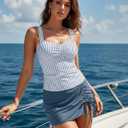 Blooming Jelly Women's Tankini Swimsuits with Swim Skirt Two Piece Tummy Control Bathing Suit Modest Swimwear 2025 (X-Large)