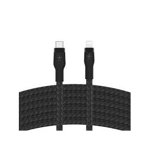 Belkin, BoostChatge Fast Charging USB-2.0 USB-C to Lightning Cable (MFi Certified), Durable, 3,3 Feet, Black