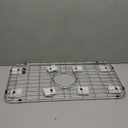 24" x 12" Sink Protector for Kitchen Sink - Stainless Steel Kitchen Sink Rack for Bottom for Sink - Sink Mat - Sink Drying Rack - Kitchen sink protector - Farm Sink Rack for Bottom of Sink