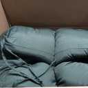 Porch Swing Cushions - Waterproof Swing Cushion for Outdoor Furniture: Patio Outdoor Swing Cushions 2-3 Seater Replacement with Backrest (Dark Green, 60 x 40 x 4.7 Inches), 39 inches x 59 inches