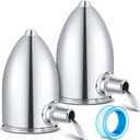 Gisafai 2 Pack Steam Radiator Air Vent Heat Regulator Float Type Valve Angle Mount 1/8 In. NPT Steam Radiator Air Valve