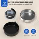 PAPIFEED Automatic Cat Feeder with App, 2.4G WiFi Cat Food Dispenser, 3L Slow Feeder Timed Cat Feeders for Dry Food, 10 Meals/Day, 6 Portions/Meal, Dual Power Supply Smart Pet Feeder for Small Dog