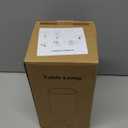 Unicozin Table Lamp, 3 CCT 3000K/4500K/6500K & RGB Color Changing, Stepless Dimmable Small Bedside Lamp for Reading, Ambience Nightstand Light for Home Decor Party, Beige Shade (14.5in)