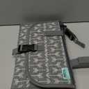 Kopi Baby Portable Diaper Changing Pad-Baby Diaper Changer Travel Bag with Wipes Pocket, Smart Design Portable Changing Mat, Infant Travel Station Kit,Gift for Newborn Girl & Boy-Grey Arrows, Premium