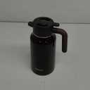 Thermal Coffee Carafe 70 oz - 36 Hour Hot Stainless Steel Carafes for Hot Liquids-Insulated Coffee Carafes For Keeping Hot/Cold Coffee, Tea, Water, Drink Dispenser for Parties(Black) (70 OZ, Black)