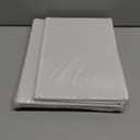 Fabric Storage Bin with Lid, Closet Boxes with Cover, Collapsible Stackable Organizer Basket with 2 Handles, for Home and Bedroom, 2 Pack, White, 10.2 x 7.9 x 6.7 In, XSNY12WS-2