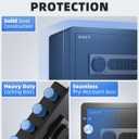 DAYI Safe Box, 1.4 Cubic Feet Home Safe with Fireproof Waterproof Bag, Security Safe Box for Money Cash Valuables, Digital Electronic Keypad, Dual Alarm System, Removable Shelf - D-35