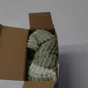 MIULEE Boho Farmhouse Sage Green Throw Pillow Covers 16x16 Inch Set of 4 Mordern Nordic Cushion Covers Soft Corduroy Christmas Home Decor for Couch Bed Sofa Living Room Forest Green