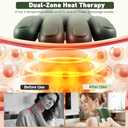 Neck Massager with Heat for Pain Relief deep Tissue, Bionic 4D Deep-Kneading Massage with Soothing Heat,Adjustable Intensity,Portable & Ergonomic Design for Home,Office,and Travel Relaxation
