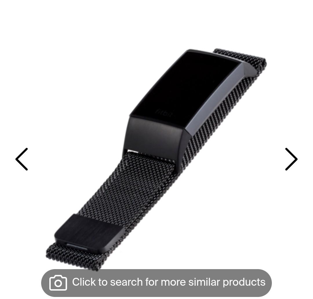 WITH it Stainless steel mesh band for use with FITBIT CHARGE 4 & CHARGE 3 /2 Pack