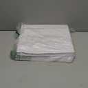 SINJEUN 100 Pack 9x 12 Inch Stay Flat Mailers, 250 gsm Self Seal White Cardboard Envelopes, Stay Flat Envelopes for Files, Photos, Pictures, Papers