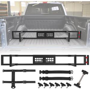 TENGBASE Truck Bed Divider & Organizer Panel, Cargo Manager & Aluminum Alloy Luggage Divider, Compatible with 2015-2026 Ford F-150 Accessories