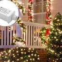 Replacement Yard Inflatable Adapter Power Supply Adaptor - 12V 1.0A 2Pcs - Inflatable Plug Replacement Class 2 Power Supply - White - for Christmas Tree Light/Thanksgiving Yard Blow Up Decorations