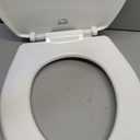 Bemis 730SLEC Slow Close Toilet Seat, Easy Clean Hinges and Durable Plastic Seat, Made in USA, Round, White