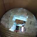 Disco Ball 12-Inch Large Hanging Mirror Ball Disco Ball Decor for Disco Party Decorations, Weddings, Events, Disco Christmas Decor, and Home Celebrations