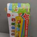 Interactive Pop up Animal Toys with Music & Light, Montessori Cause and Effect Toys for 1 Year Old Boy Girl Early Learning Musical Baby Toy 9-12-18 Months STEM Toddler Toy Age 1-2 Gift for Infant