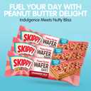 SKIPPY P.B. & Jelly Wafer Bars, Strawberry Jelly Flavor, Real Fruit & Oats, 6 Individually Wrapped Bars (7.8 oz)