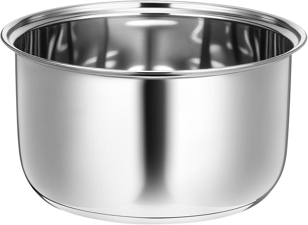 Baderke 304 Stainless Steel Inner Pot Compatible with Zojirushi NS-TSC10 and Tiger JBV-A10U Rice Multi-cooker (5.5 Cups) 3L Inner Bowl Replacement Pot Rice Cooker Stainless Steel