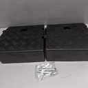 2 x 2Pack Plastic Curb Ramp for Driveway, Each 5.12" H x 10.63" W x 9.52" L, Extensible for Low Cars, Motorcycle,Bike, Cart Lawn