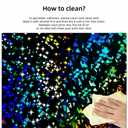 264x276mm Kobra S1 Combo Build Plate,Double Sided Stars-Flake Build Plate Flexible Removable Spring Steel Heated Printing Bed Platform for Anycubic Kobra S1/Combo/ACE Pro FDM 3D Printer (Stars-Flake)