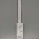 Electrical Outlet Extender Features USB-A,USB-C,2 AC Outlets,Wall Power Socket Expander Stick,Extendable Rotating Electric Outlet Plug Adapter Nightstands,Sofa,Desks and More Hard to Reach Space (B01)