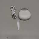 Automatic Electric Nail Clipper with LED Light & 2 Speeds with Nail Scraps Storage, USB Rechargeable Safety Fingernail Trimmer for Baby, Children, Kids, Adult, Seniors and Caregivers, White