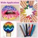 18000Pcs Resin Jelly Rhinestones for Bedazzling, Mixed-Color 4mm Flatback Gems for Diamond Art, Bedazzler Kit with 3Pcs 10ml B7000 Jewelry Glue for DIY Crafting Crafts Book Shoes Nail Art