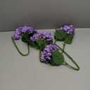 PARTY JOY 4PCS Artificial Hydrangea Silk Flowers Bouquet Faux Hydrangea Stems for Wedding Centerpieces Home Decor