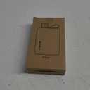 Portable Flat Water Bottle,BPA Free Reusable Tritan Plastic Travel Water Bottle Cup,Lightweight Leakproof Slim Water Bottle Fits Purse,Backpacking, Hiking (White, 17 oz)