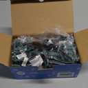 Led Christmas Net Lights Outdoor Christmas Bushes Lights 120Led 6ftx5ft, Connectable Outdoor Indoor Mesh Net Lighting for Xmas Holiday, Garden, Lawn, Shrubs, Trees, Bushes Decorations(WarmWhite)