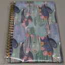 FVBAO Spiral Journal Notebook for Women,A5 College Ruled Notebooks 6"x 8.4", 120 Pages (60 Sheets) Lined Journal with Premium Thick Paper,Perfect for School Office Home(Watercolor Cactus)