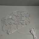 Ulalaza Better Together LED Neon Sign Night Light for Wall Party Dcor Bedroom Room Bar Wedding Home Birthday Art Decoration Christmas with USB Chain Light modulator 5v