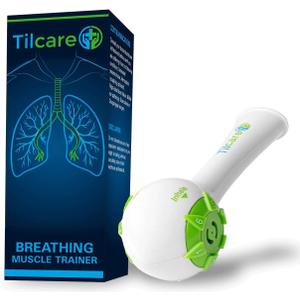 Breathing Trainer & Lung Trainer - Ideal Breathing Exercise Device for Lungs, Effective Breather Device & Lung Exerciser Device, Best Breathing Device & Lung Strengthener, Tilcare Respiratory Trainer