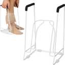 Stocking Donner  Adaptive Dressing Aid for Compression Socks, Large Sock Aid Tool for Calves 1820", Easy Socks Helper for Seniors, Fits JOBST, SB SOX, CHARMKING, FITRELL, Bluemaple, COOLOVER  White